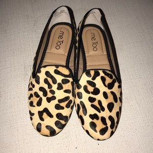 Me Too Yale Fur Leopard Loafers